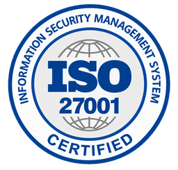 ISO 27001 information security certified