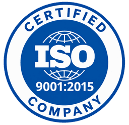 ISO 9001:2015 certified company